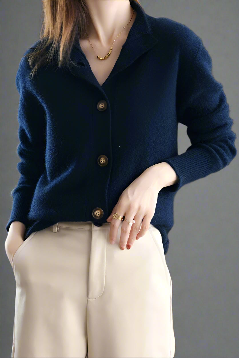 Aaliyah | Soft Statement Button Cardigan