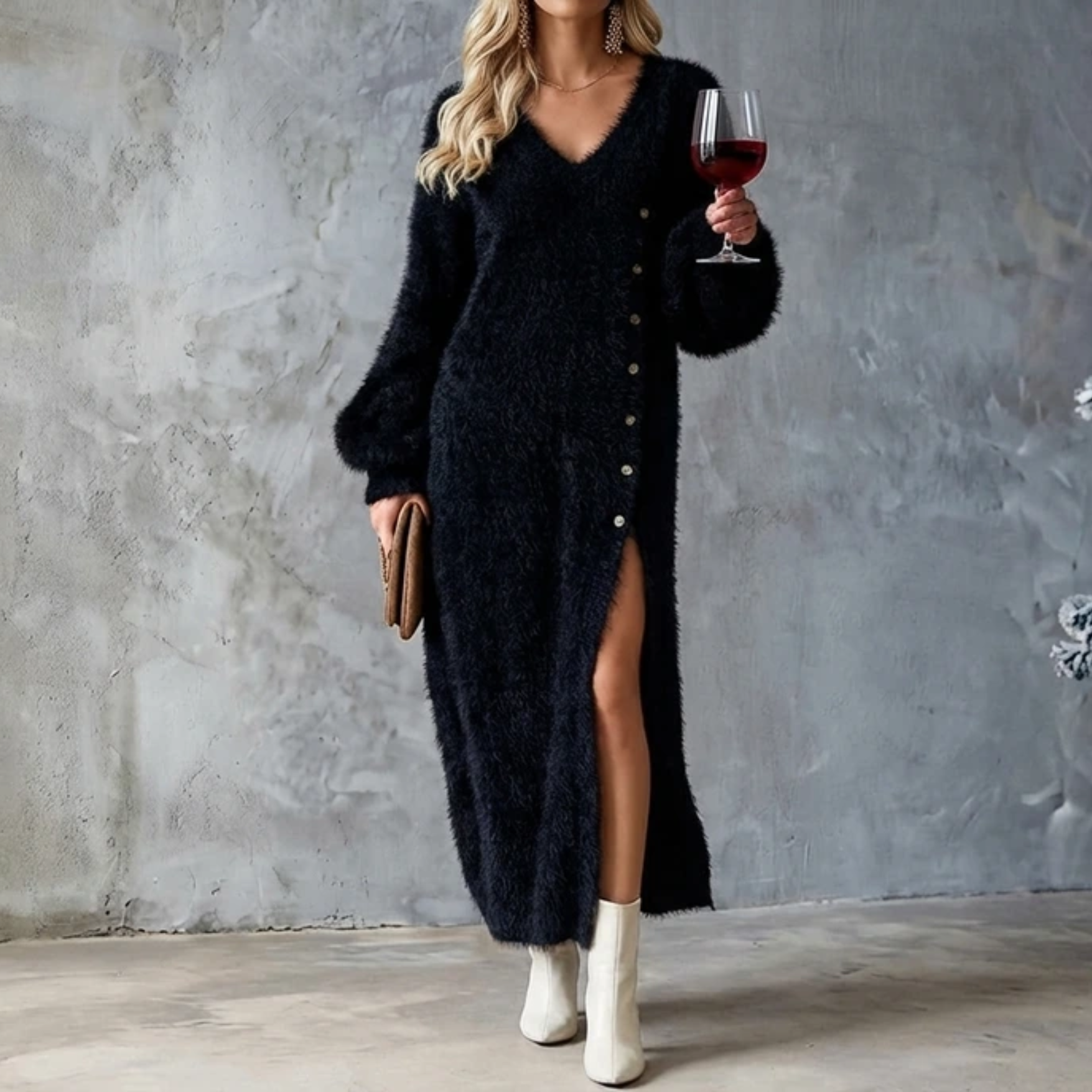 Elena | Soft Elegance Lounge Dress