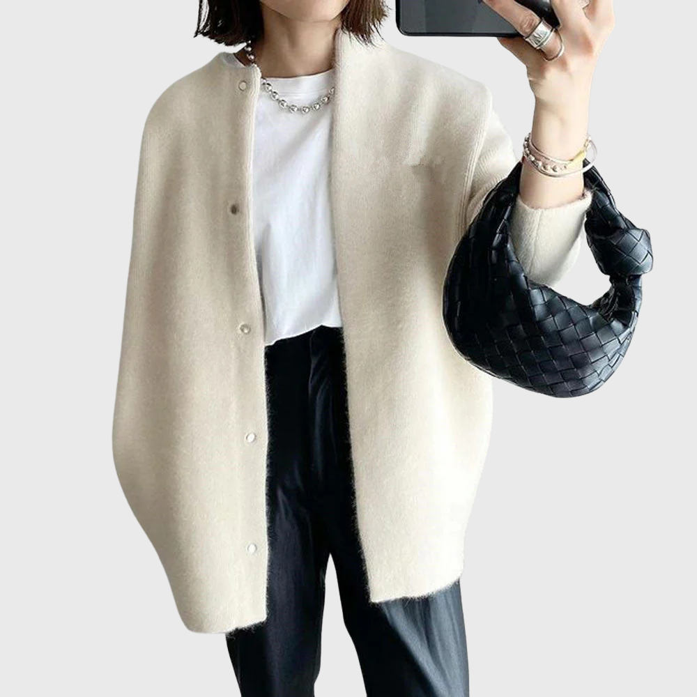 Chloe| Elegant Cashmere Cardigan