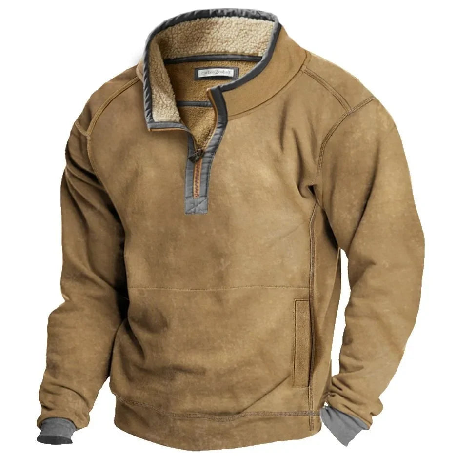 Cozy Winter Quarter Zip Sweater
