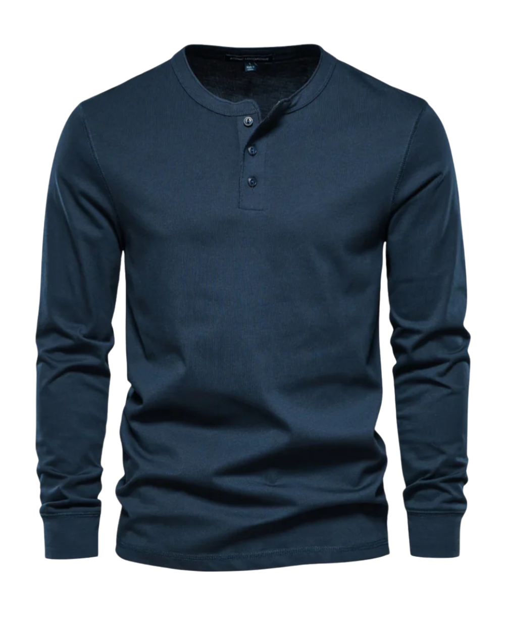 Refined Cotton Henley Shirt