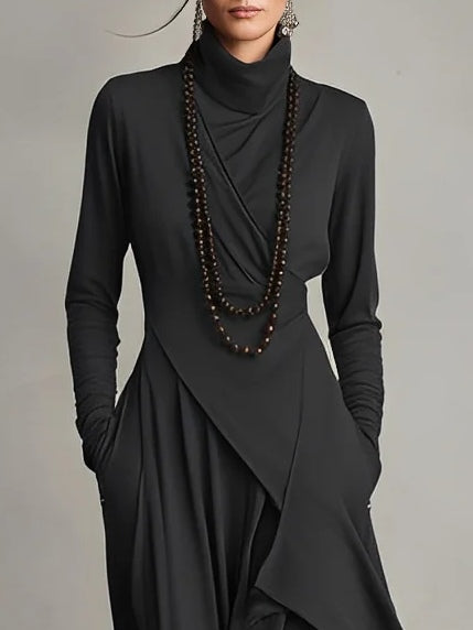 Marilyn | Graceful Draped Maxi Dress