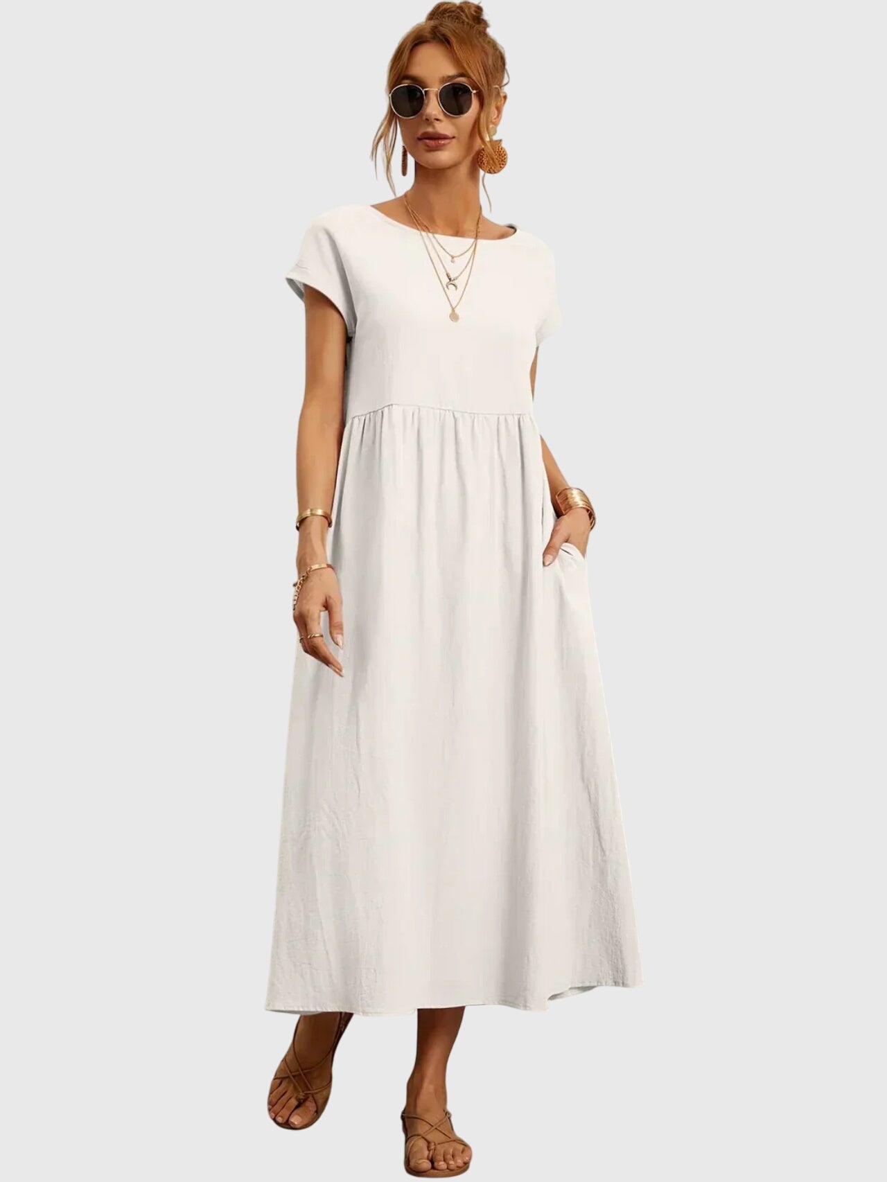 Aria | Effortless Everyday Relaxed Pocket Dress