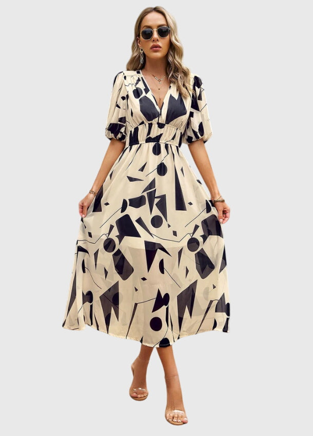 Willow | Vibrant Smocked Floral Midi Dress