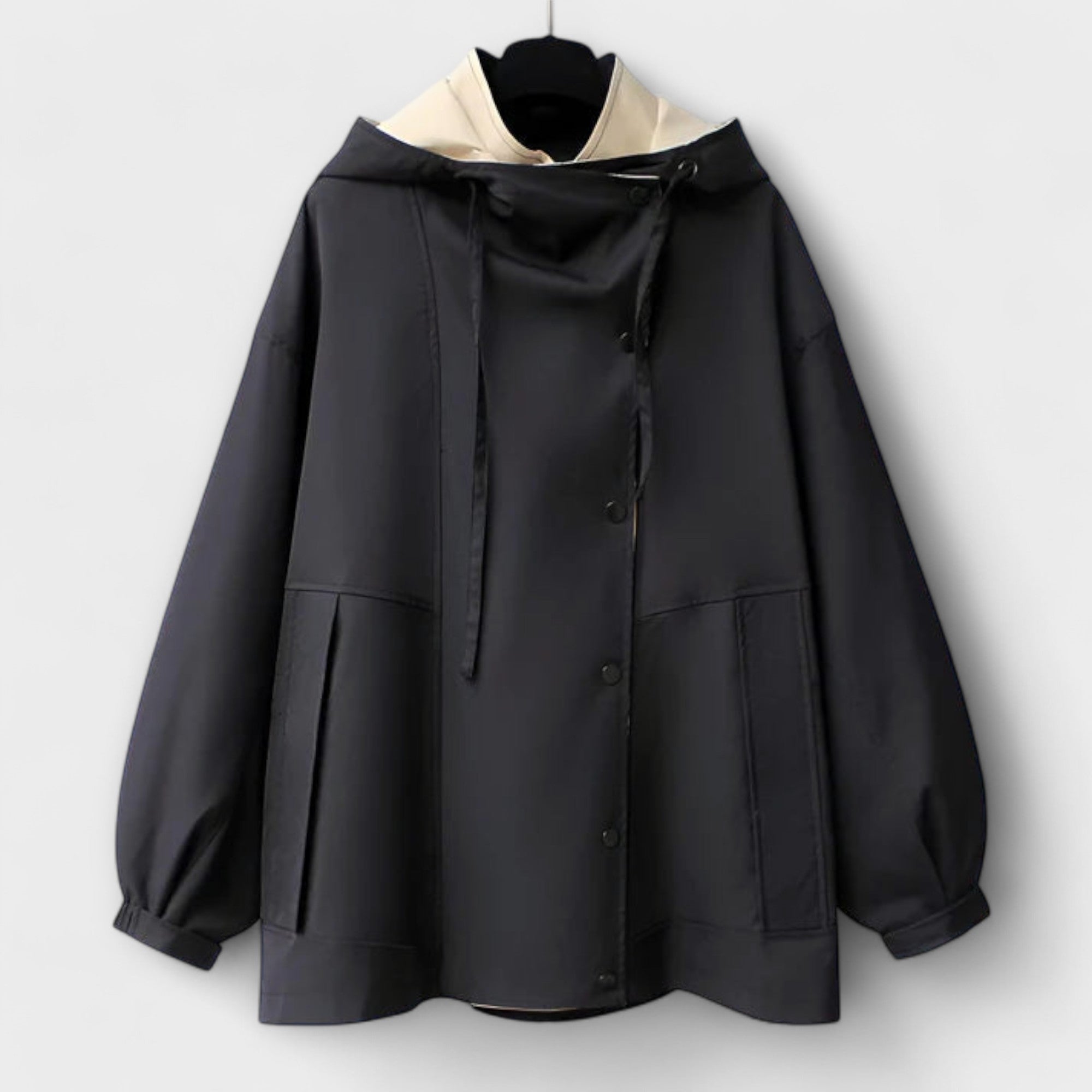 Trench Coat with Waterproof Feature