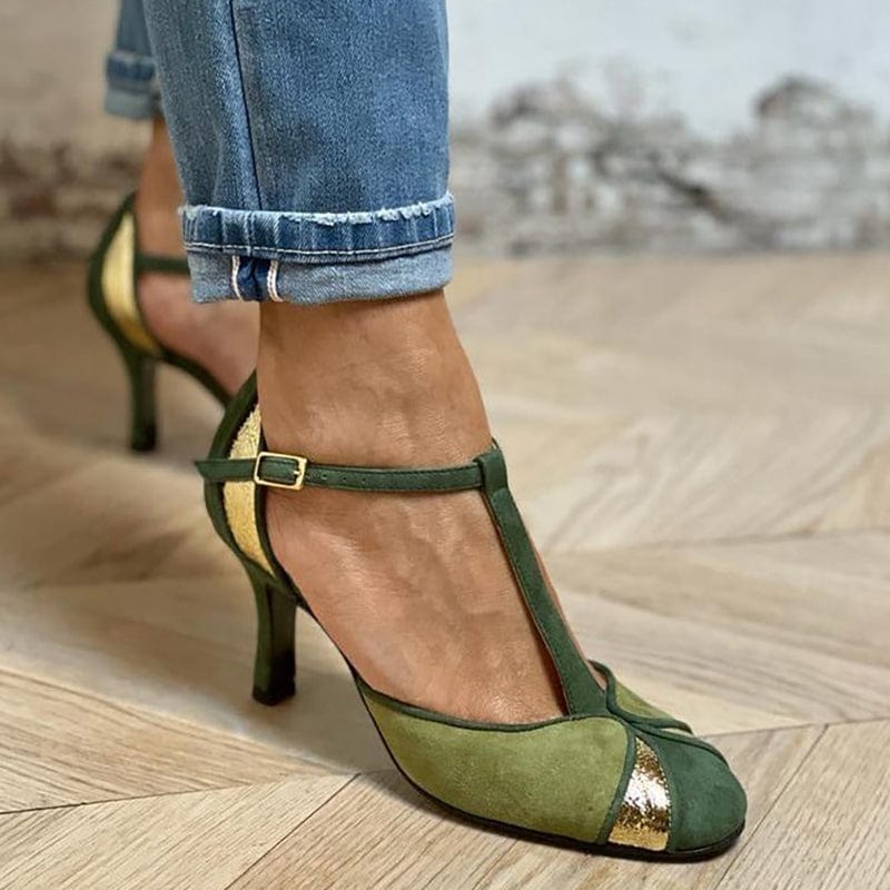 Juliet| Chic Patchwork Pumps