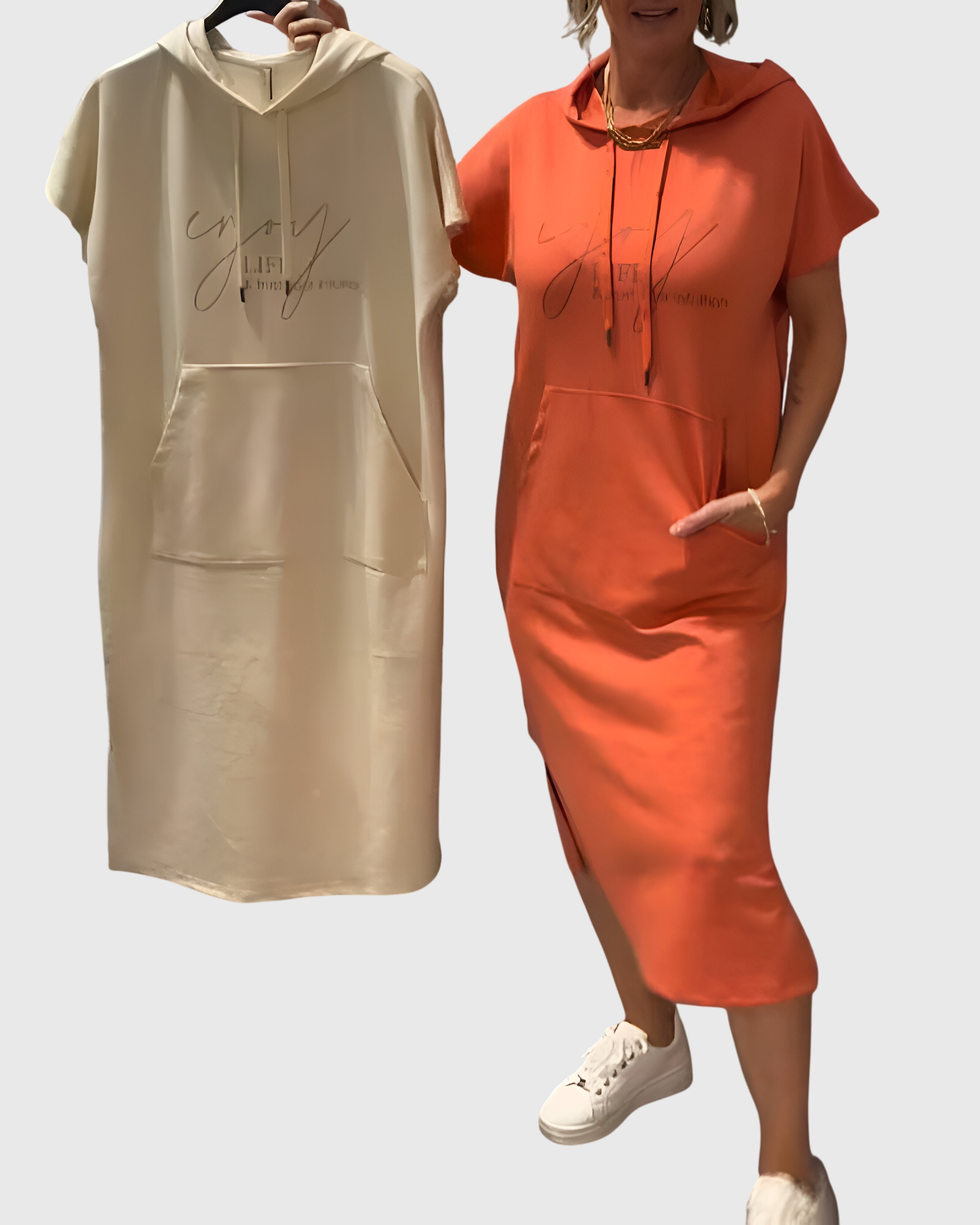 Sloane | Relaxed Hooded Everyday Comfort Dress