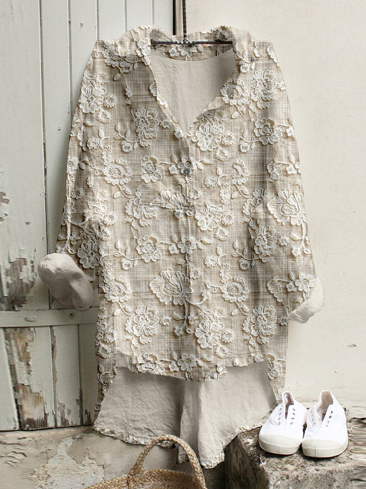 Opaline- Effortless Printed Top