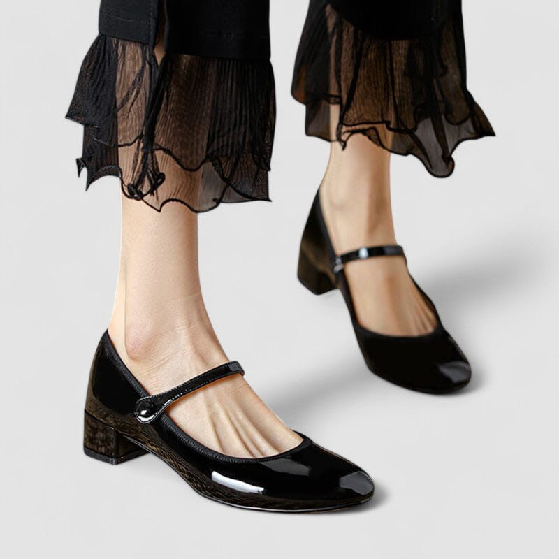 Lena | Comfortable Low Heel Mary Jane
